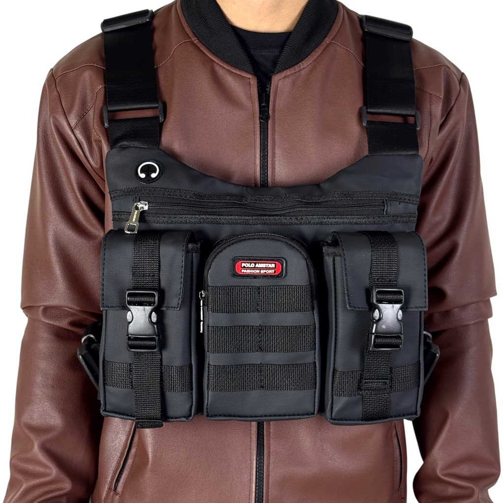กระเป๋าเสื้อกั๊กผู้ชาย CHESTBAG กระเป๋าคาดหน้าอกกันน้ํา