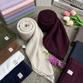 Hijab Segi Empat Paris Jadul Varisha - Desain Klasik, Bahan Lembut, mudah diatur