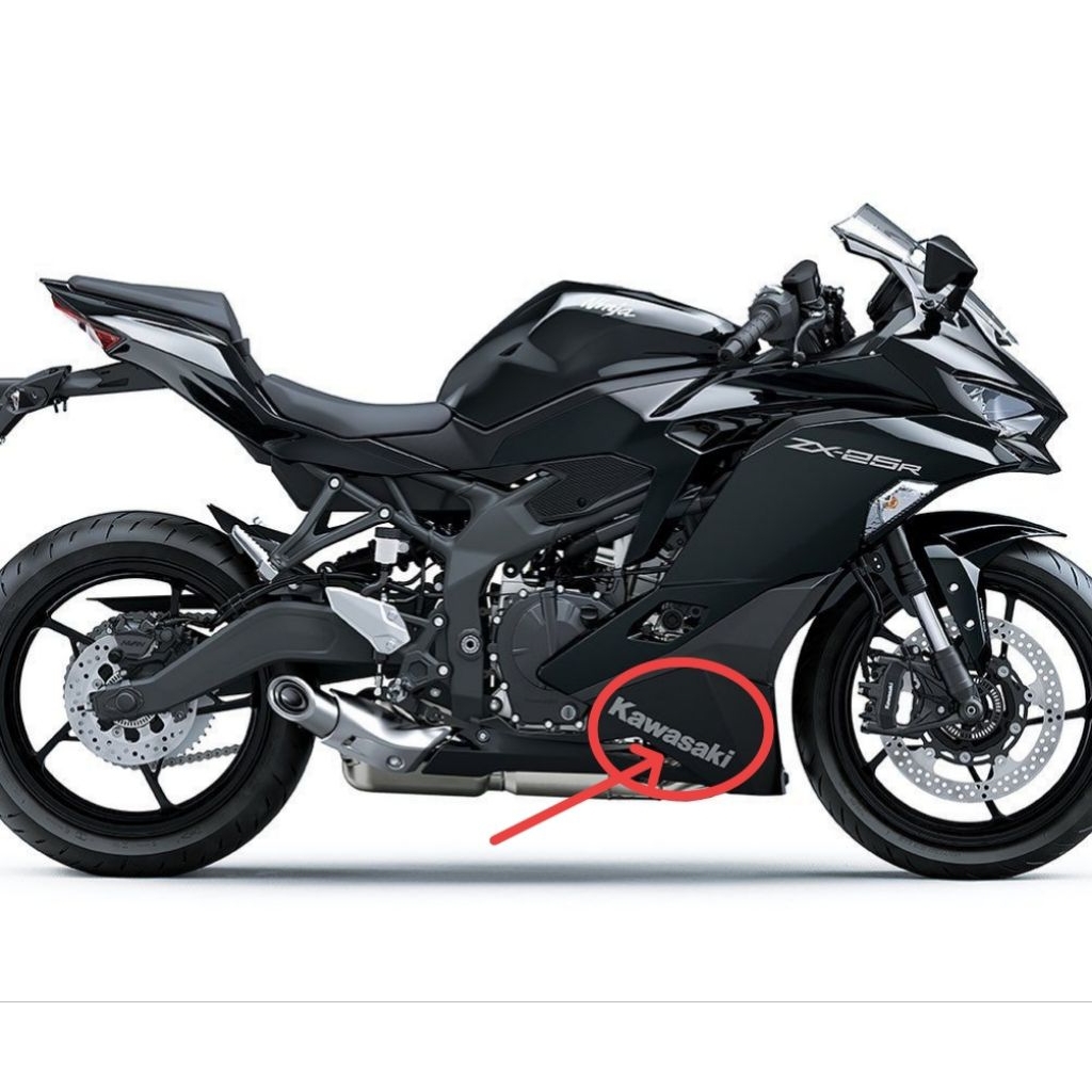 สติ๊กเกอร์สติ๊กเกอร์ FAIRING FERING UNDERCOWL BOTTOM KAWASAKI ZX25R ZX25 R ZX25 RR ZX 25R ZX 25RR สี