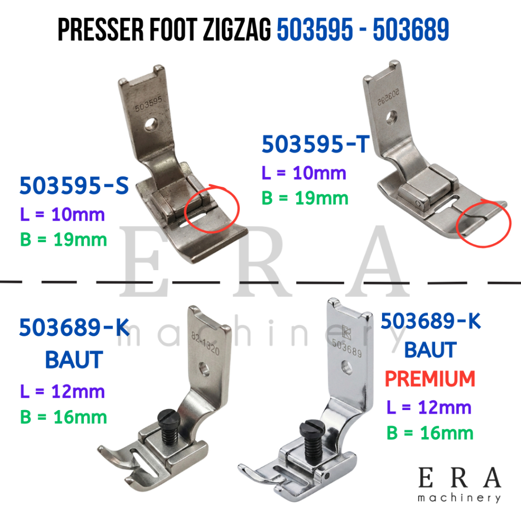รองเท้าเย็บผ้า ZIGZAG 503595- 503689 ตีนผี ZIGZAG