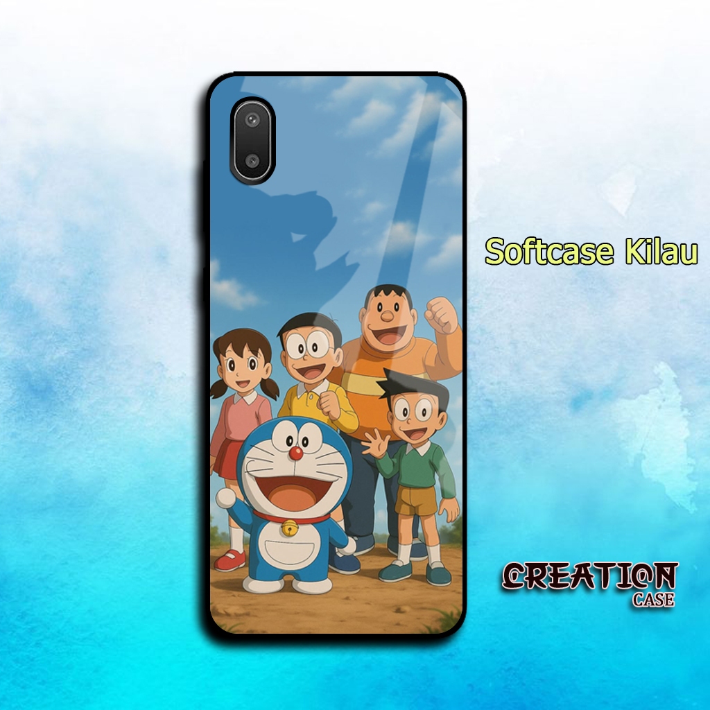 [CC473] SAMSUNG A01 A01CORE A02 A02S A02CORE A03 A03S A04 A04e PREMIUM CARTOON MOTIF DESIGN D0RAEMON