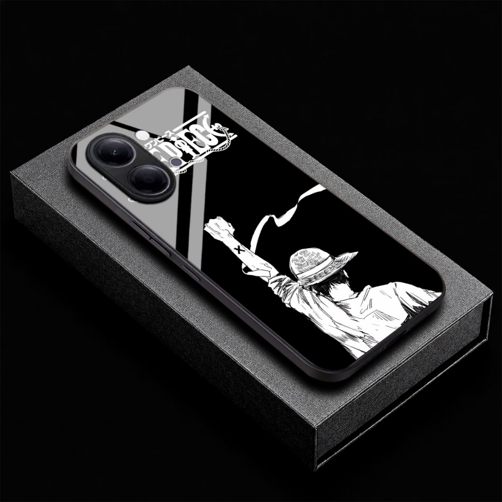 Softcase vivo y05 y11d วัสดุ Glass Glossy Shiny Anime Motif/C54/Case vivo y05 y11d/casing vivo y05 y