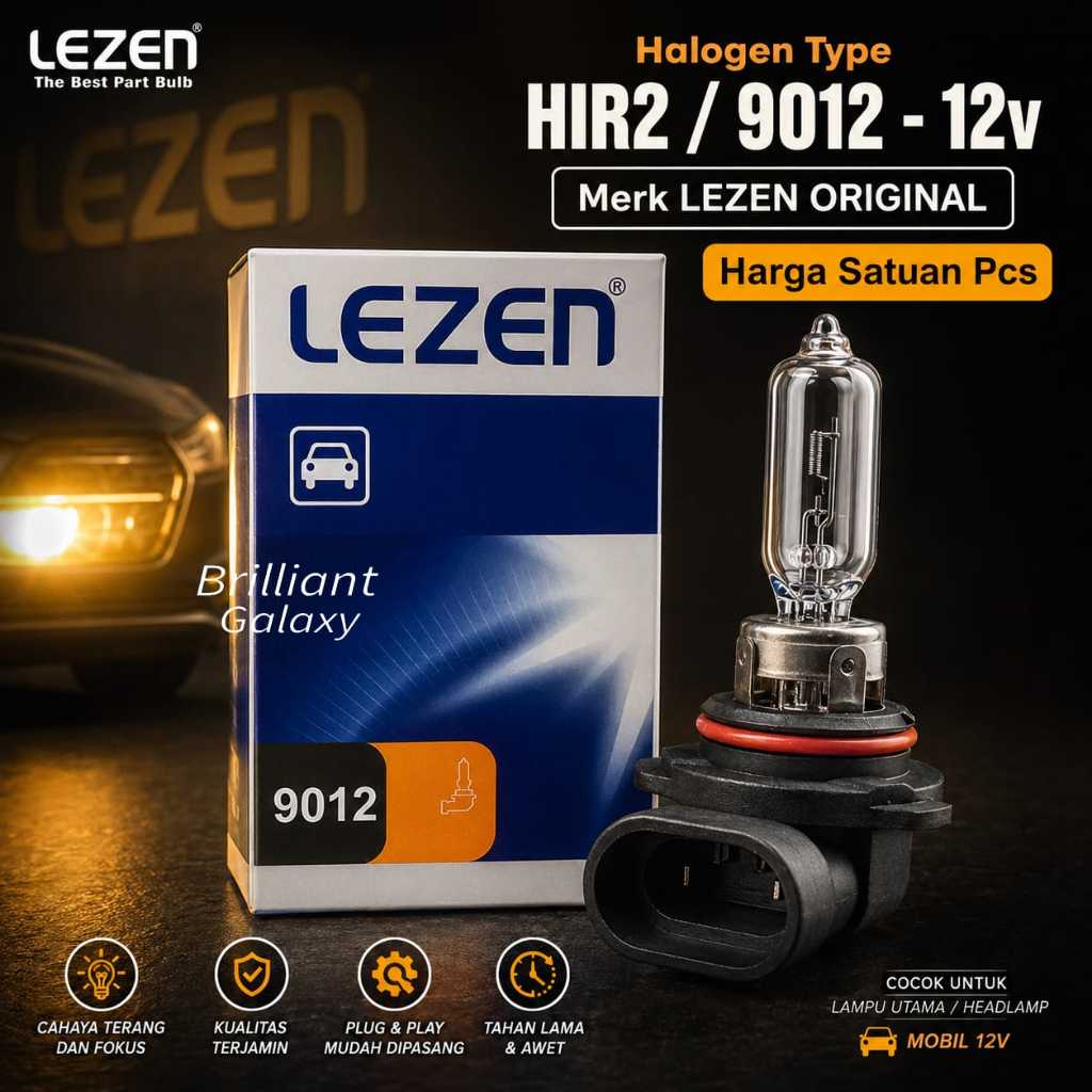 VIP3 * หลอดฮาโลเจน - 9012 หรือ HIR2 - 55w - LEZEN Original