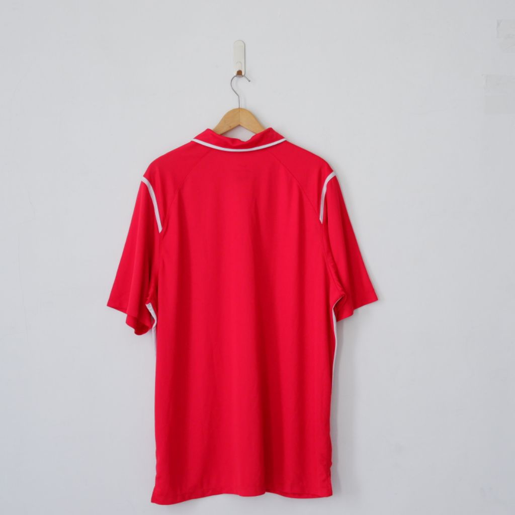 Brandeddeals Men Golf Polo Shirt niki Red White