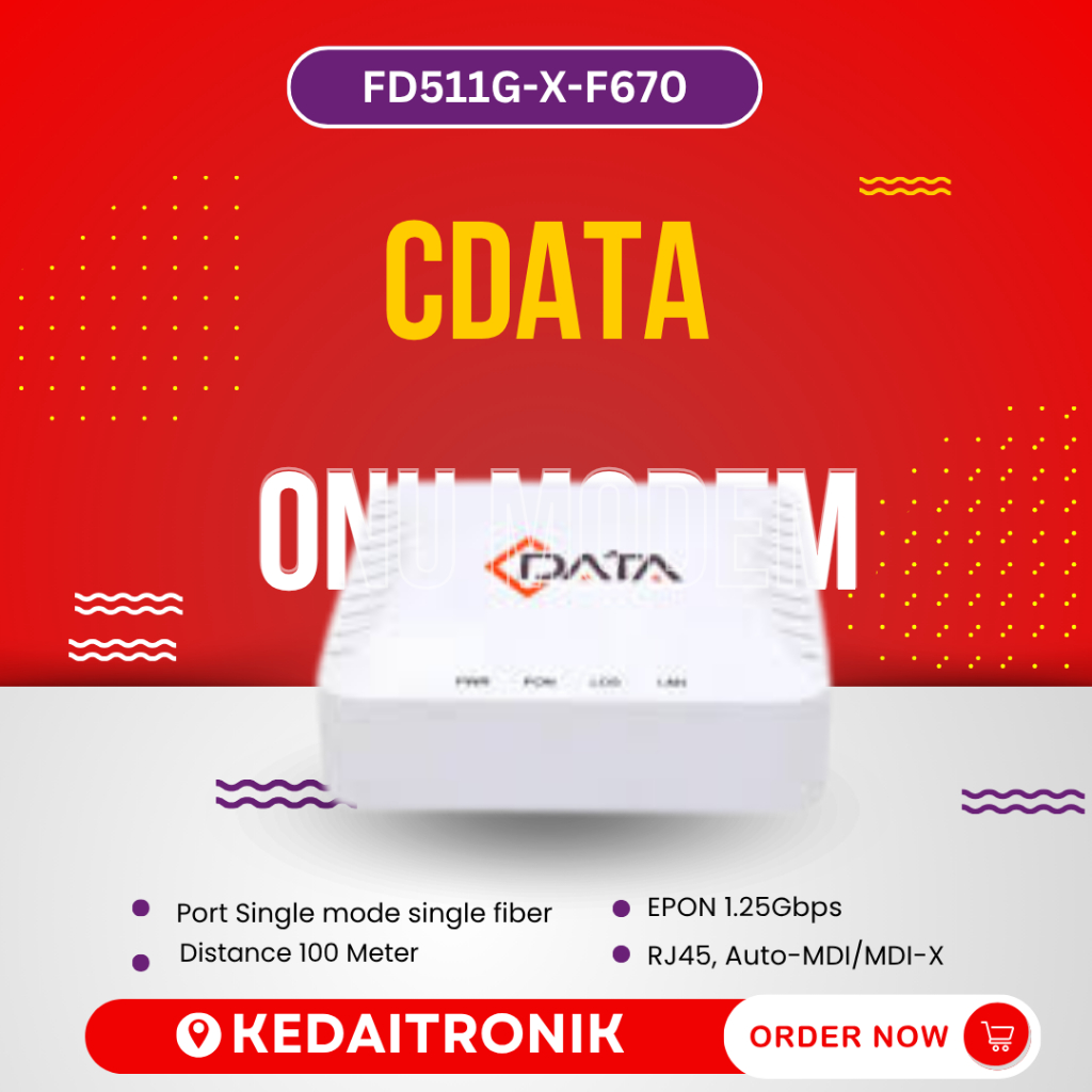 ADATA FD511G-X-F670 C-DATA 1GE XPON ONU MODEM