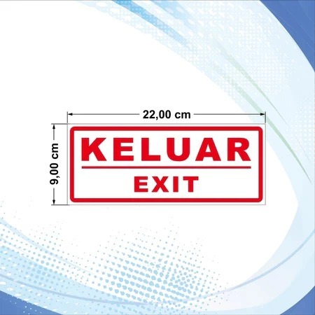 RAC ACRYLIC BOARD ACRYLIC ENTRY AND EXIT 2MM ACRYLIC MATERIAL 22X9CM