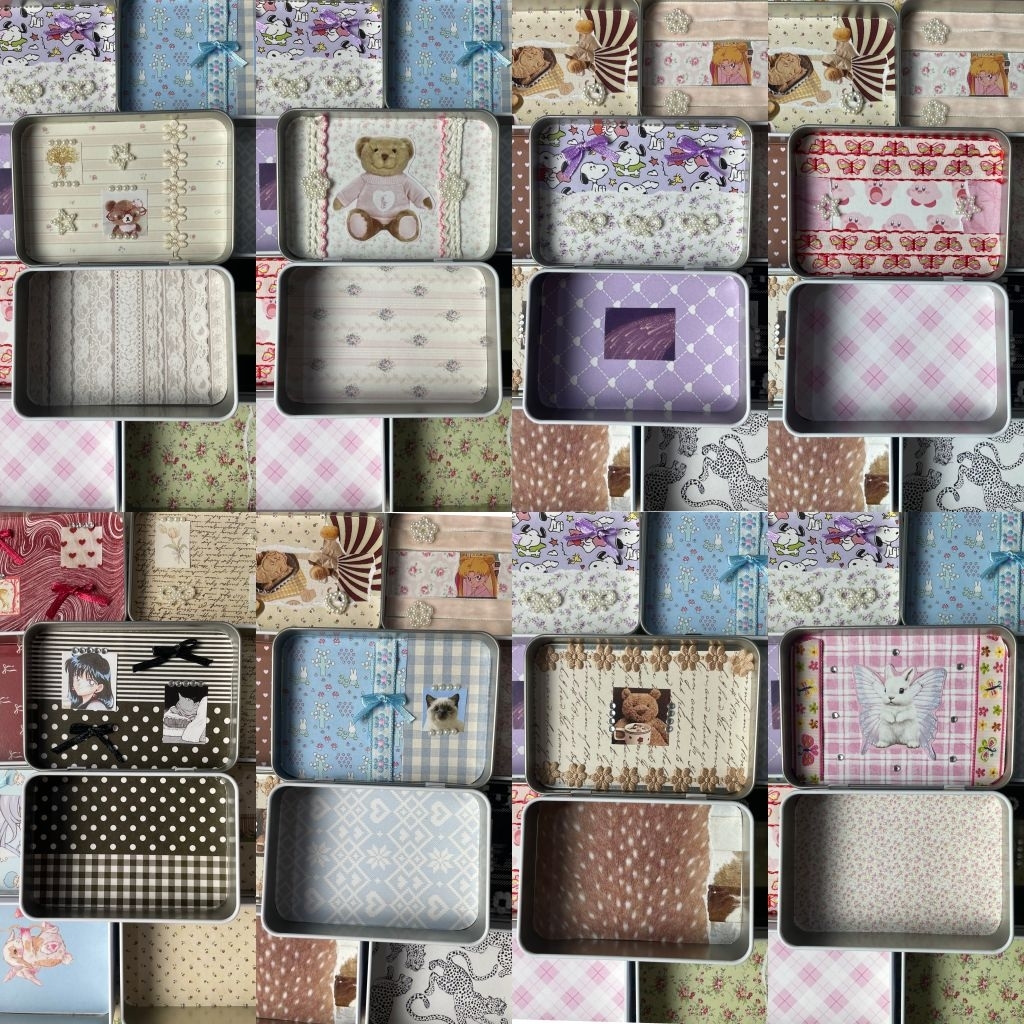 (VOL.2) TIN BOX WALLETS ALTOIDS TIN BOX TIN CASE WALLET DECO AESTHETIC TIN WALLETS