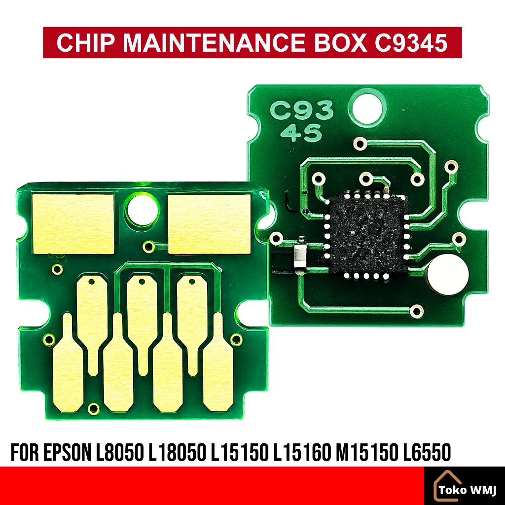 กล่องบํารุงรักษาชิป C9345 เครื่องพิมพ์ Epson L8050 L18050 L15150 L15160 M15150 L6550 - ใหม่ 100%