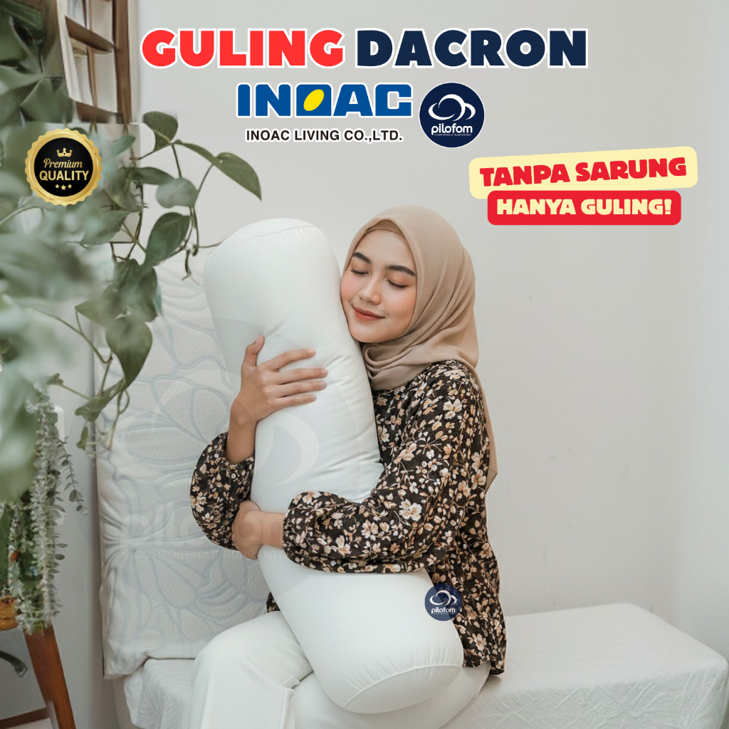 Dacron Bolster / Dacron Silicon Hotel Bolster with Original Silicon Filling