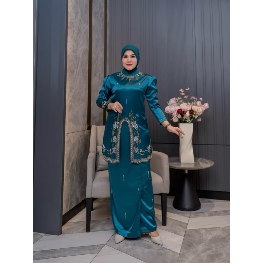 ชุด KEBAYA สําหรับผู้หญิง//MODERN SEQUIN KEBAYA//MODERN KEBAYA