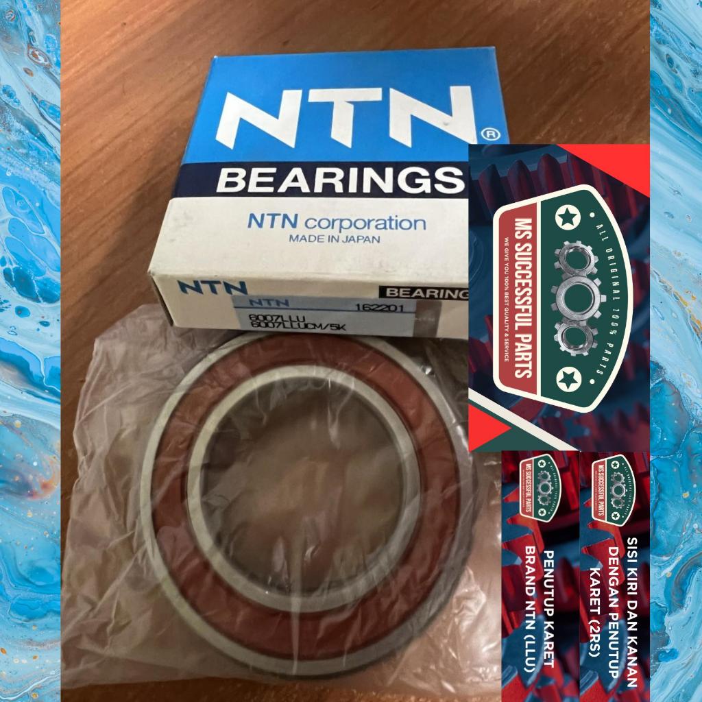 BEARING 6007 2RS NTN ORIGINAL 6007LLU 6007DDU