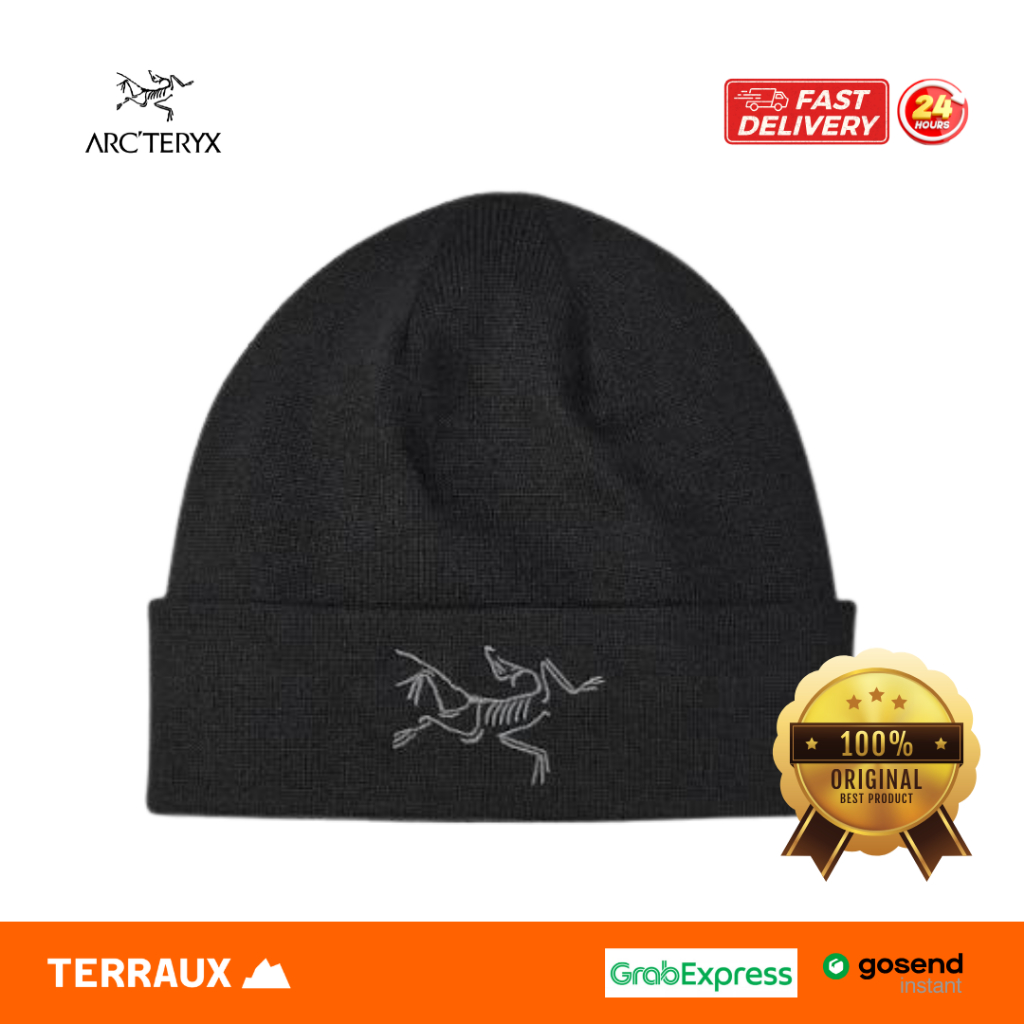 Beanie Arcteryx ปัก Toque ของแท้ - สีดํา