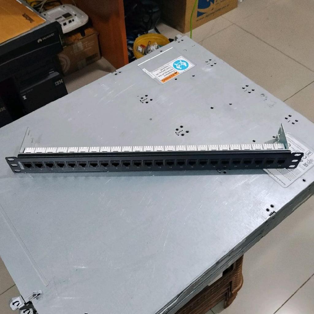 BELDEN Cat6+ 24Port B 24 Port Belden Cat 6 Panel Patch ครบชุด