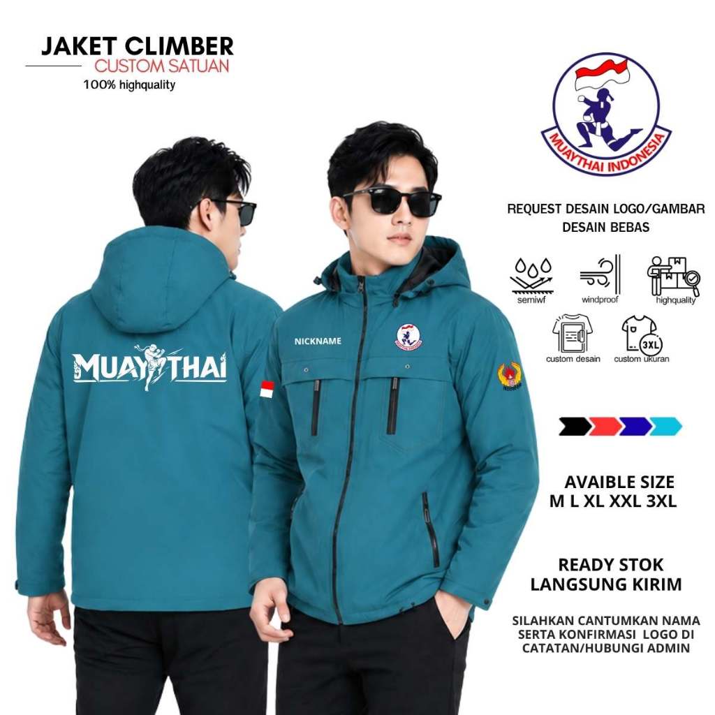 PREMIUM PARACHUE MUAYTHAI CLIMBER JACKET SCOTLIGHT KONI MUAYTHAI SPORT JACKET