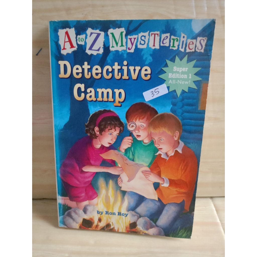 นําเข้า: A to Z mysteries Detective Camp ny Ron Roy