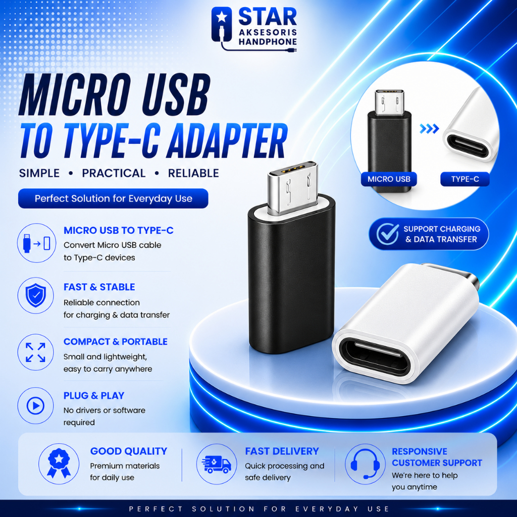 ตัวแปลง Micro เป็น Type C/ OTG Micro เป็น Type C