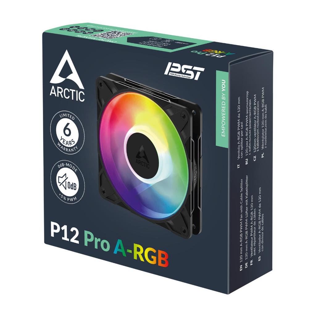Arctic P12 Pro ARGB PWM | ARGB แพ็คเดี่ยว