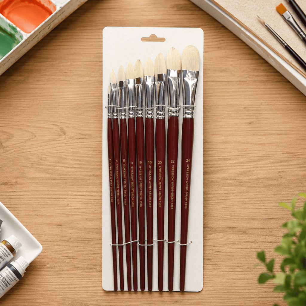 Filbert Xpression 583B แปรงพรีเมี่ยมสําหรับสีอะคริลิค, สีน้ํามันและสีน้ํา