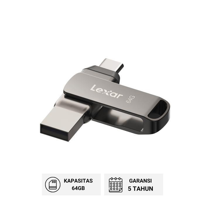 Lexar JumpDrive Dual Drive D400 USB 3.1 Type-C แฟลชไดรฟ์