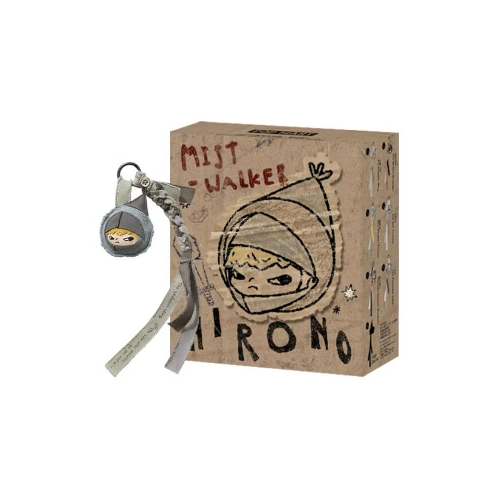 ORI POP MART 100% - POP MART HIRONO MIST - WALKER SERIES FELT ORAMENT KEYCHAIN