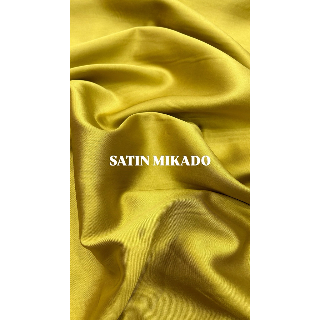 Mikado/ผ้ามิกาโด/Mikado Satin/Mado Beskap/ผ้าบูsket/ชุดมาโด