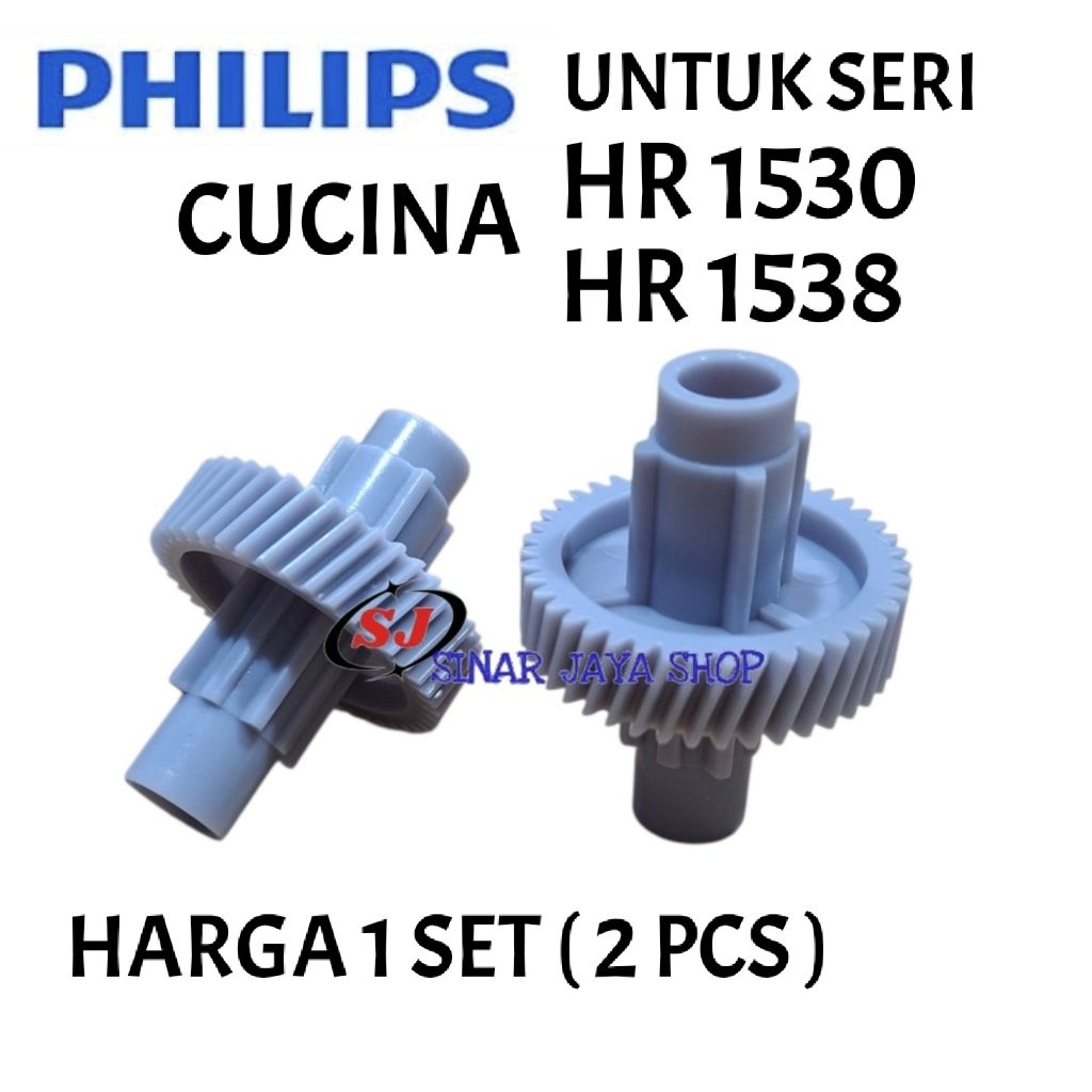 PHILIPS Cucina Gear Mixer Hr 1530 Hr 1538 ราคาคู่ละ 2 ชิ้น
