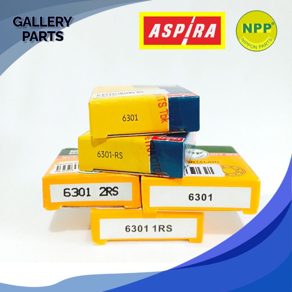 BEARING LAHER KLAHER 6301 & 6301-RS NPP ASPIRA