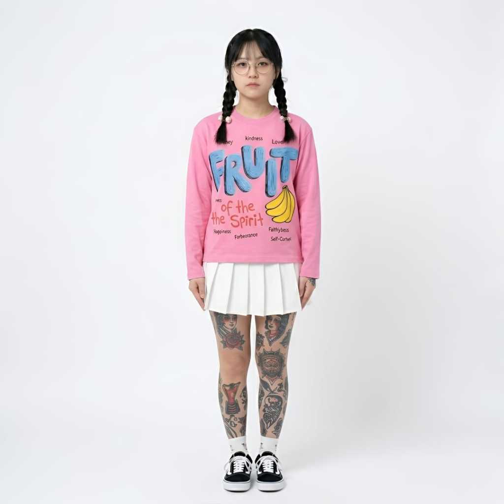 Troth Longsleeves Boxy Kindness Pink
