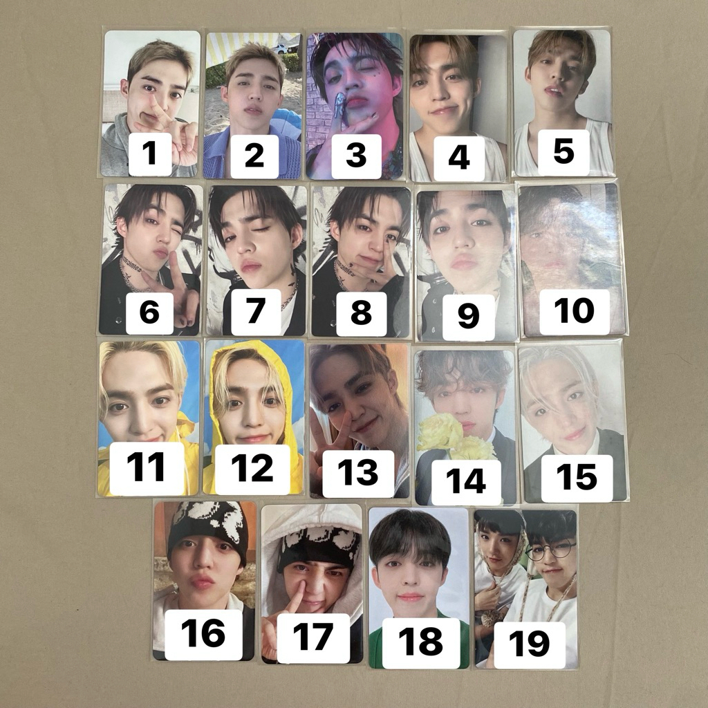 SEVENTEEN SCOUPS PHOTOCARD อย่างเป็นทางการ svt pc scoups cheol kkuma cimmu cheol its tc บัตรสะสม cxm