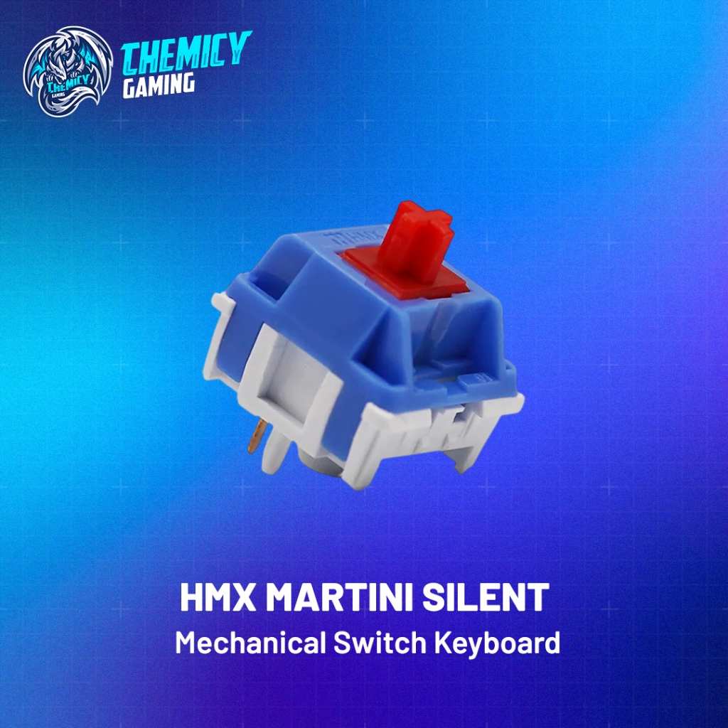 80Retros HMX Martini สวิตช์เชิงเส้นเงียบสําหรับคีย์บอร์ดเกม