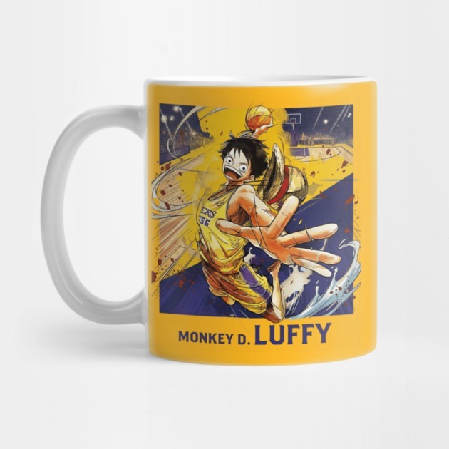 Lakers luffy One Piece Pirate - Lakers Basket Ball Mug