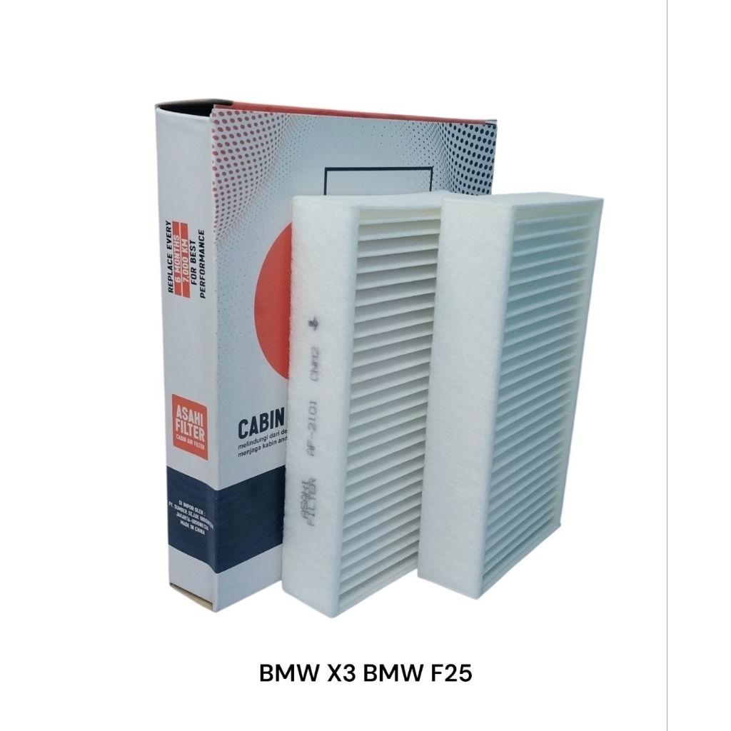 BMW X3 AC FILTER BMW F25 AC CABIN FILTER F25 X3 ORIGINAL ASAHI ORIGINAL