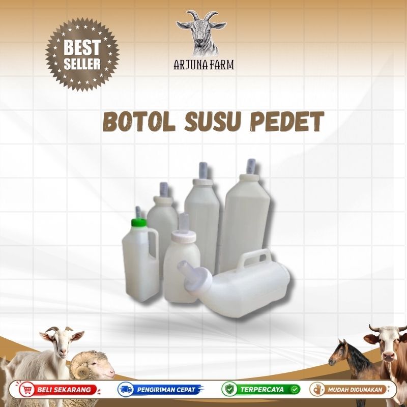 แพะแกะวัวจุกนมขวดสัตว์ดื่มขวดความจุ 850ml 1liter 2liter 3liter 5liter ฟาร์ม