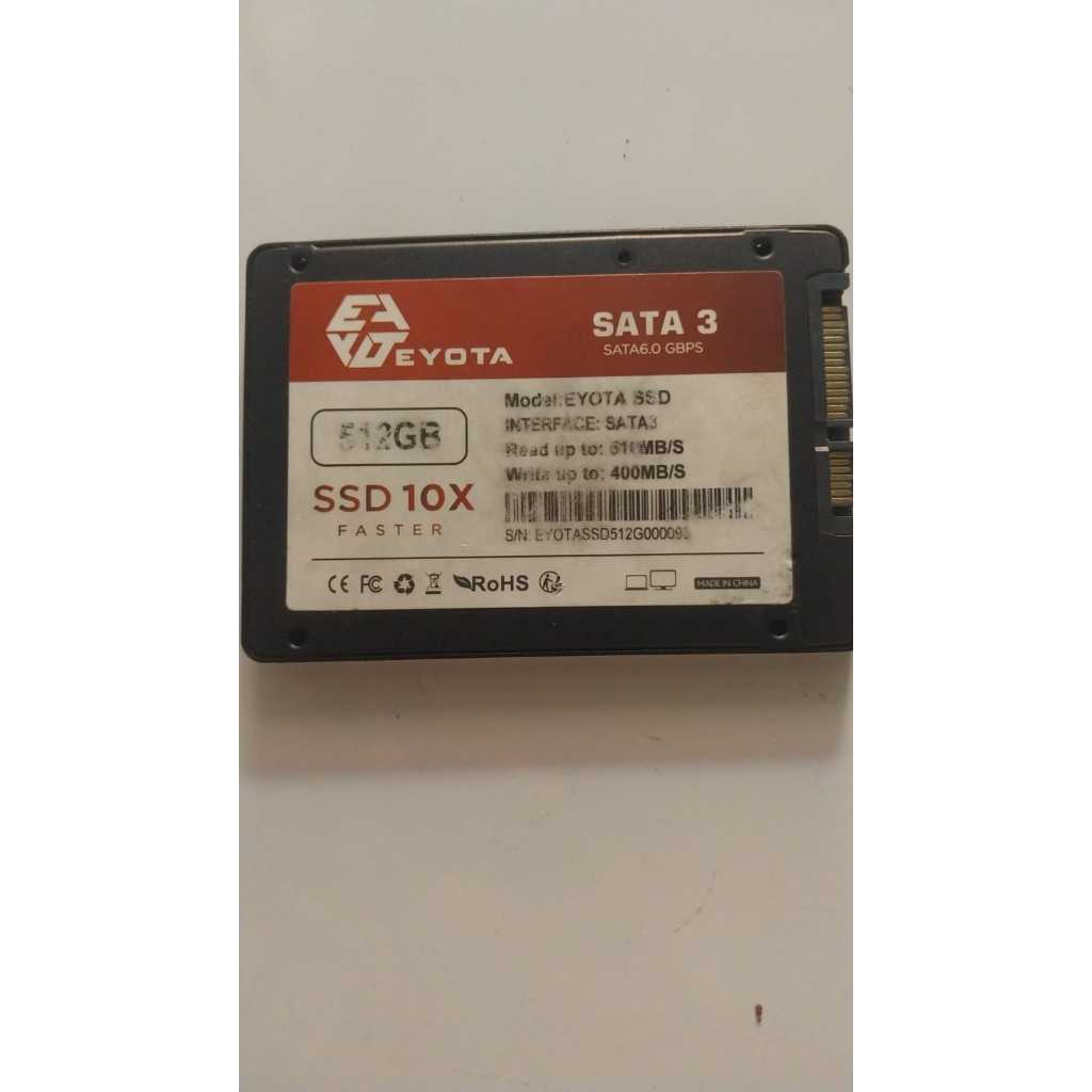 SSD EYOTA 512GB SATA III 2.5 มือสอง