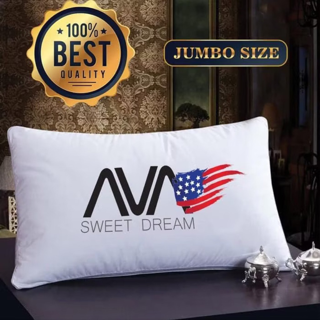 Ava Silicon Pillow Soft Sleeping Pillow ขนาด 60 x 40
