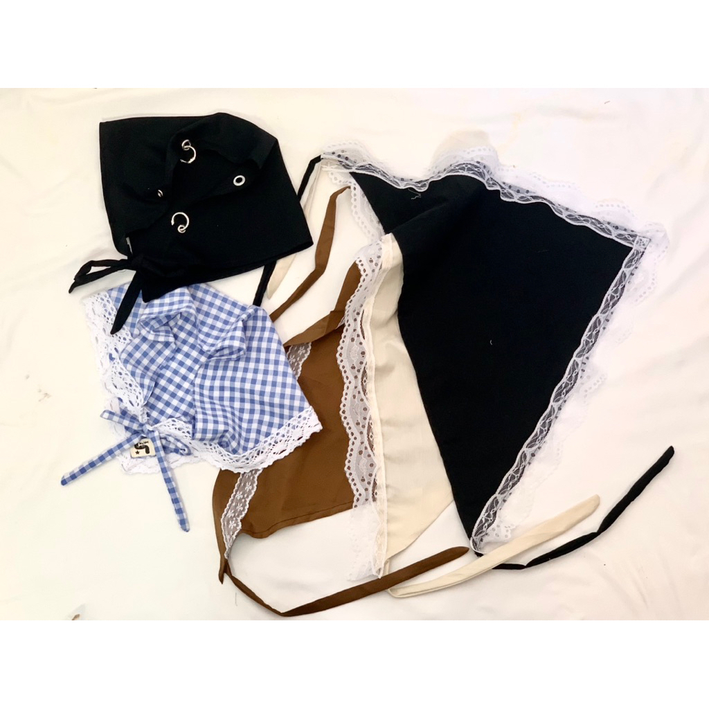 KOREAN SCARF / LACE SCRAFT / HEAD BANDANA / HEAD HOOD / SCARF