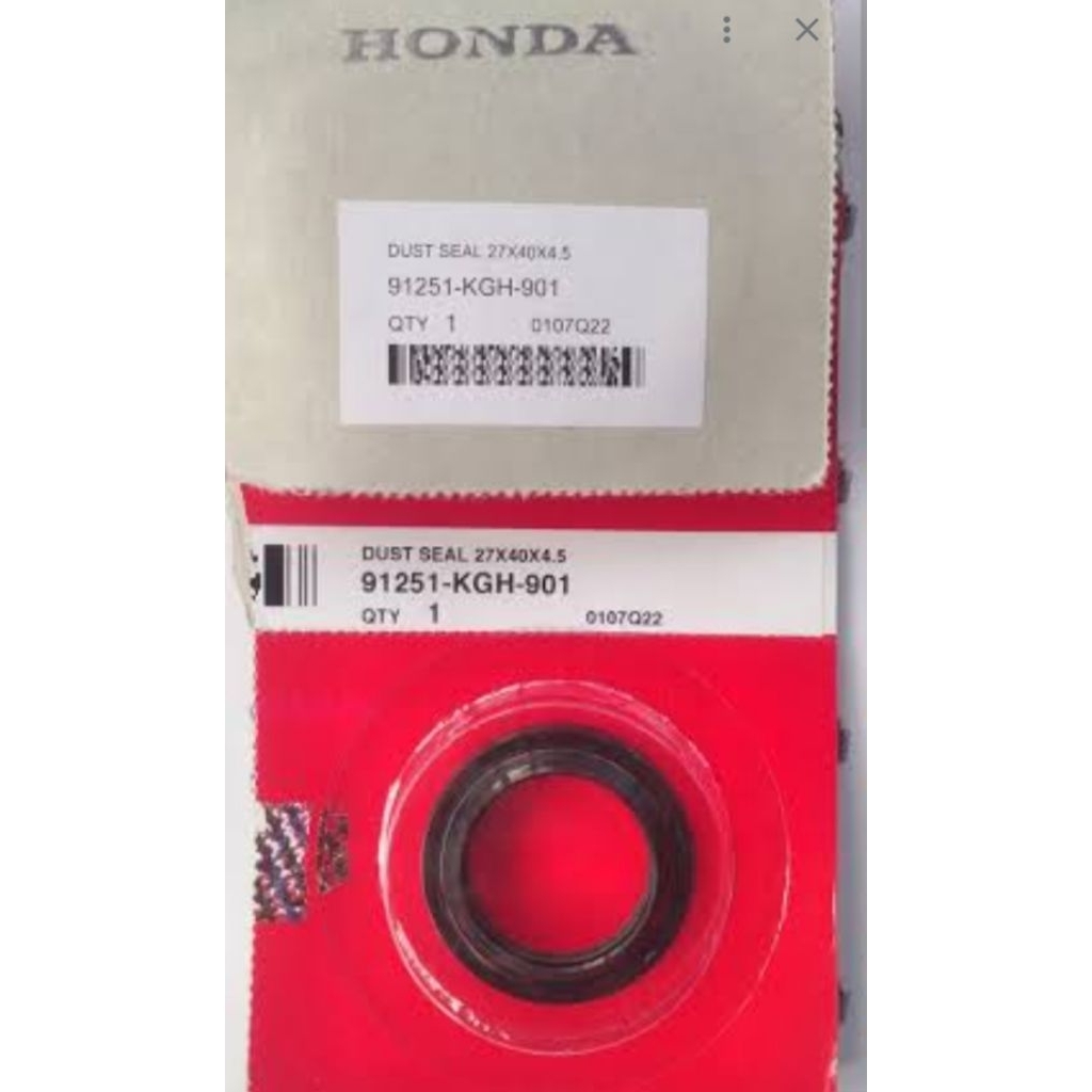 91251-KGH-901 HGP AM 100% DUST SEAL REAR WHEEL SUPRA SONIC 91251KGH901