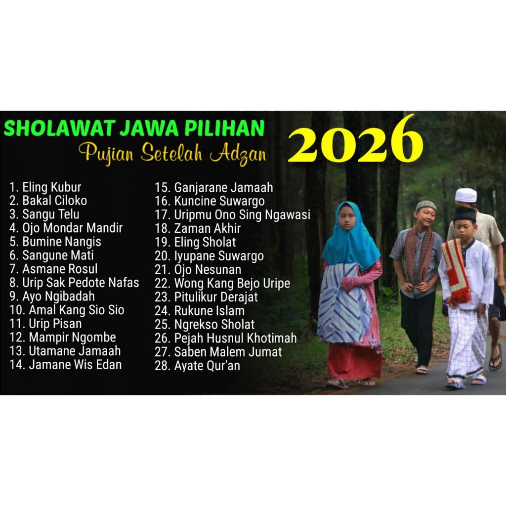 Flashdisk MP3 LANTUAN SOULAWAT JAVA LATEST CHOICE || PUJI PUJIAN AFTER ADZAN MERDU MAKES YOU END