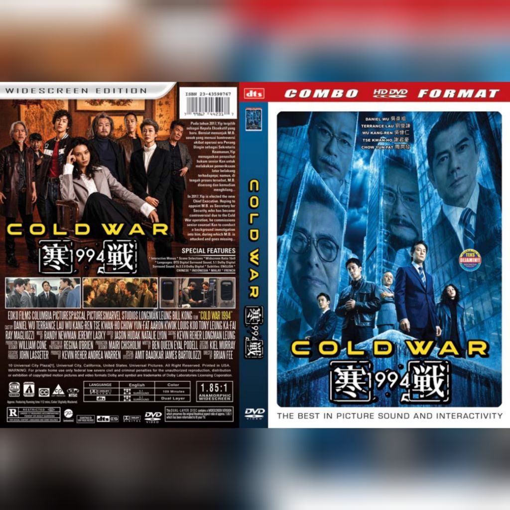 DVD Cold War 1994 2026 (Daniel Wu/Chow Yun Fat/Aaron Kwok)