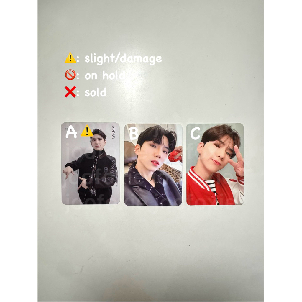 โฟโต้การ์ดอย่างเป็นทางการ Kihyun Monsta X | READ DESCRIPTION!!️