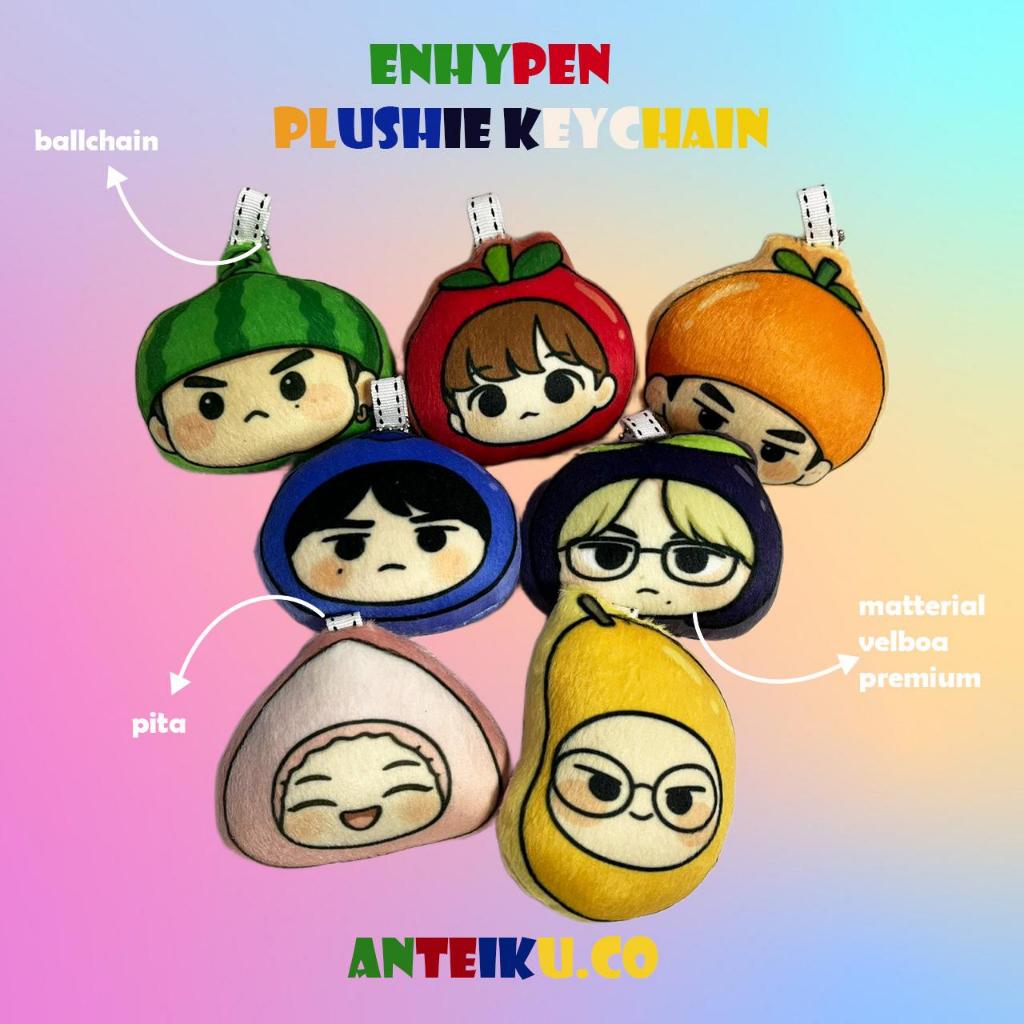 GANTUNGAN Enhypen พวงกุญแจตุ๊กตา / พวงกุญแจตุ๊กตา Enhypen / พวงกุญแจ Enhypen dacron