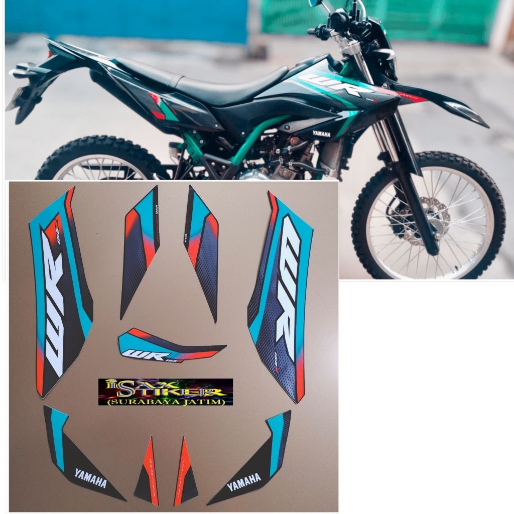 Original Yamaha WR 155 R Black Striping 2025 2026