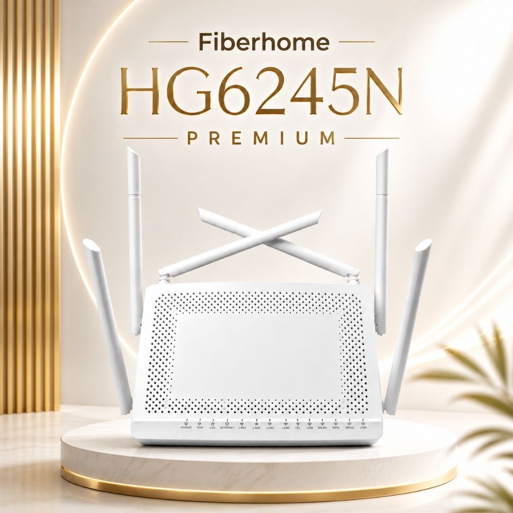 MODEM FIBERHOME HG6245N PREMIUM UNIT+ACTOR