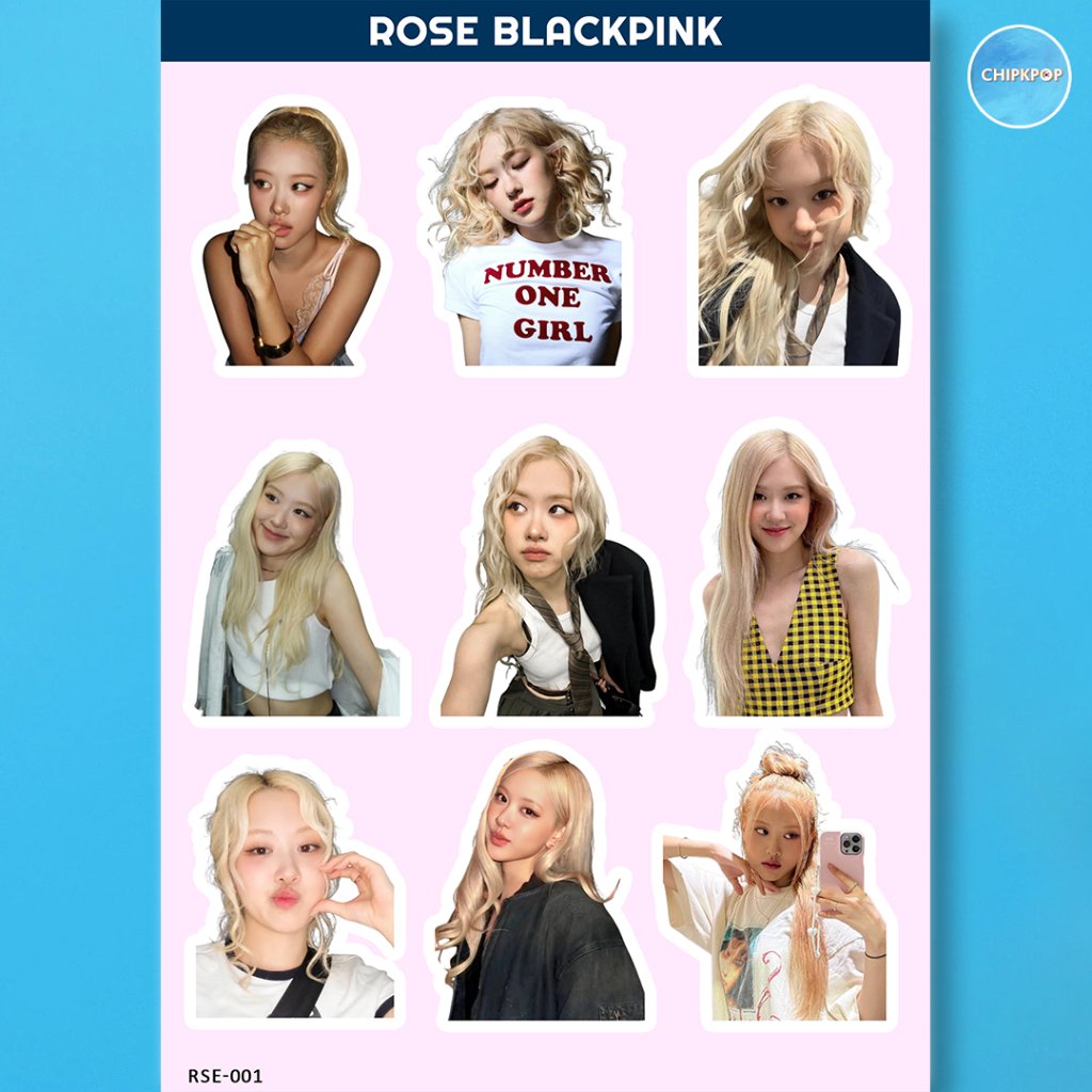 BLACKPINK ROSE สติ๊กเกอร์ I BLACKPINK ROSE I KPOP ROSE I BLACKPINK สติ๊กเกอร์ KPOP I JENNIE LISA JIS