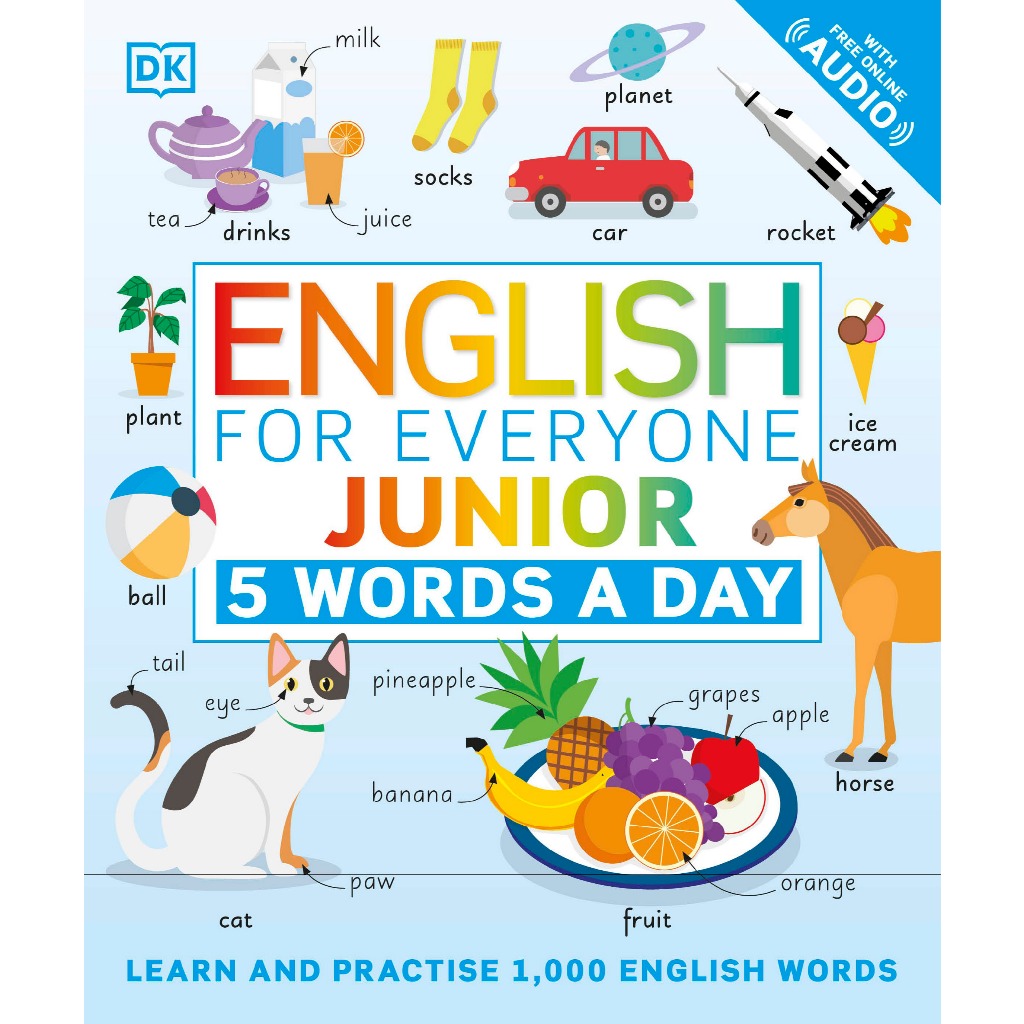 ภาษาอังกฤษสําหรับทุกคน Junior 5 Words A Day
