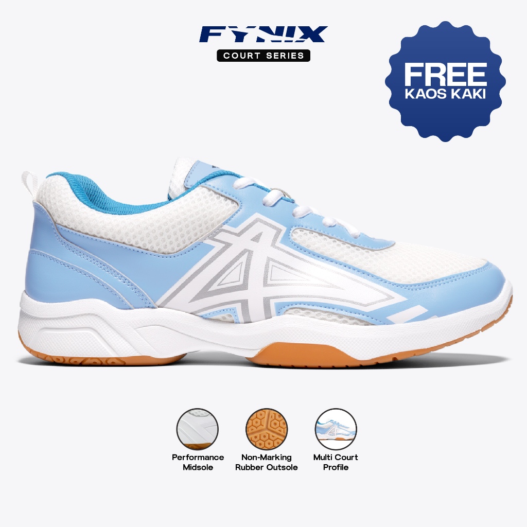 Oriza x Fynix Womens Shoes - Badminton Padel Tennis Le Manta Baby Blue Original Size 36-40
