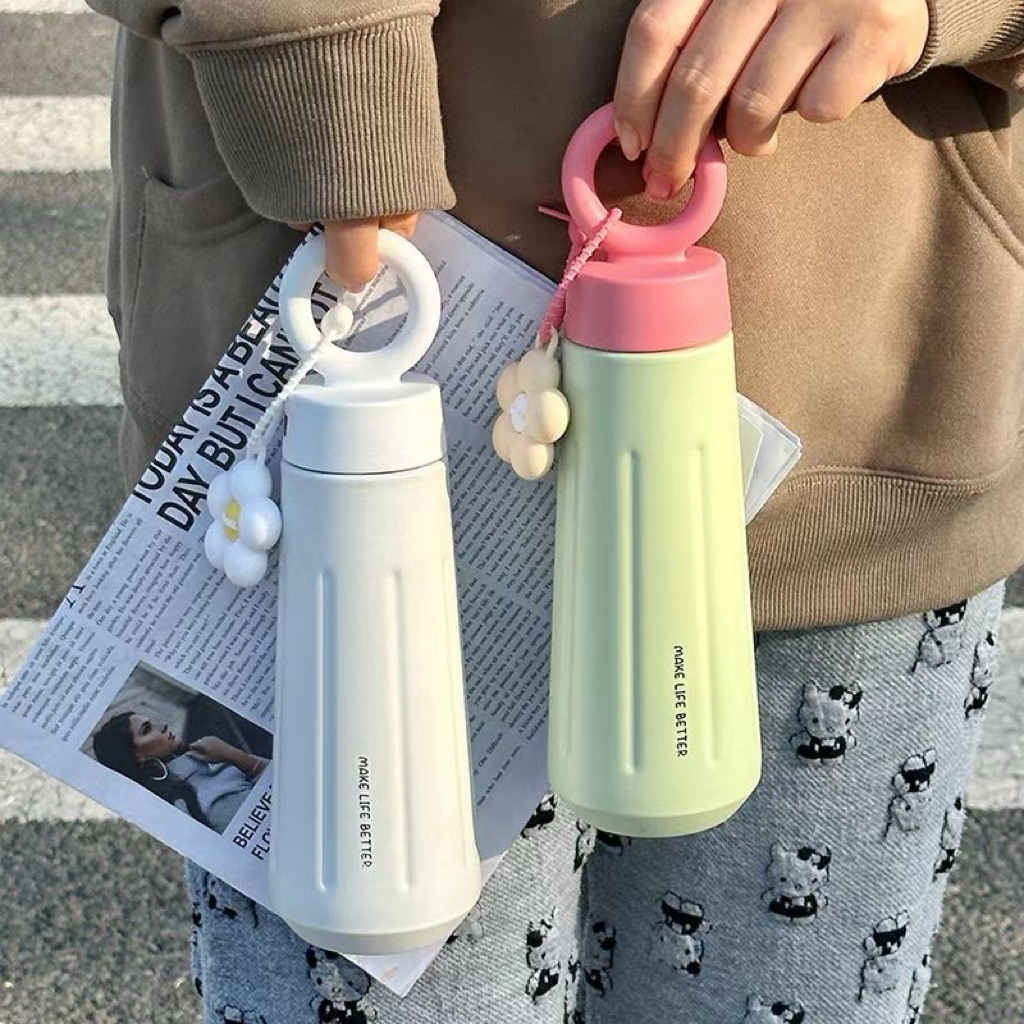 THERMOS TUMBLER PREMIUM STAINLESS SUS 316 ความร้อนและเย็น RESISTANT 450ML CAPACITY รหัส 0028 / YH 00