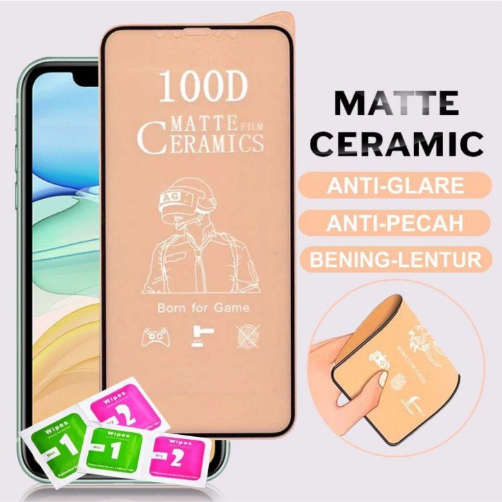 TEMPERED CERAMIC 100D OPPO A60/A3 4G/A3i 5G/A3 PRO 5G/A3X 4G/A3X 5G/A5 PRO 4G/A5G/A40 5G/A5 5G/A5 5G