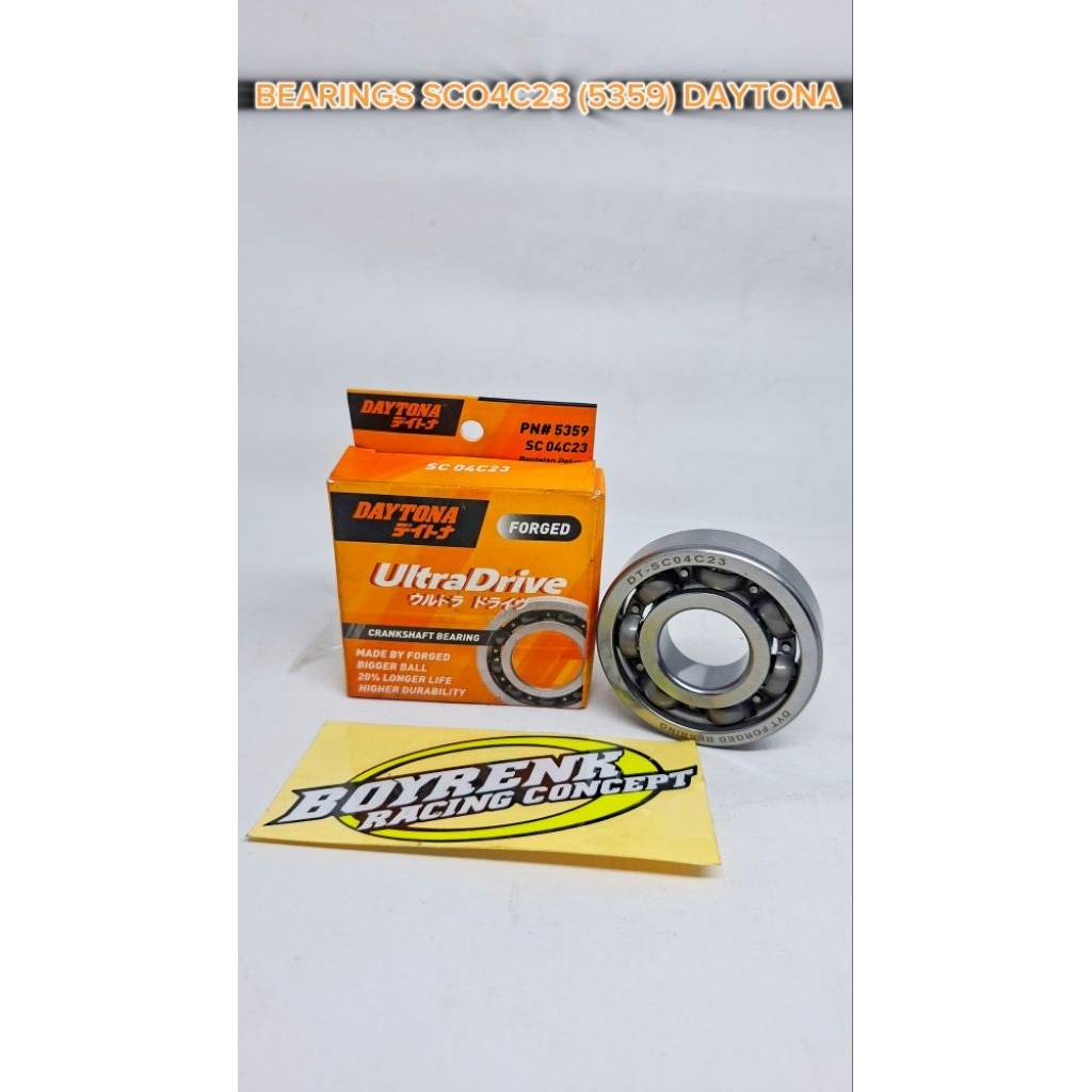 BEARING KRUK AS MIO OLD SPORTY MIO M3 MIO J MIO S FINO XEON XRIDE DT-SC04C23 ORIGINAL DAYTONA 5359 -