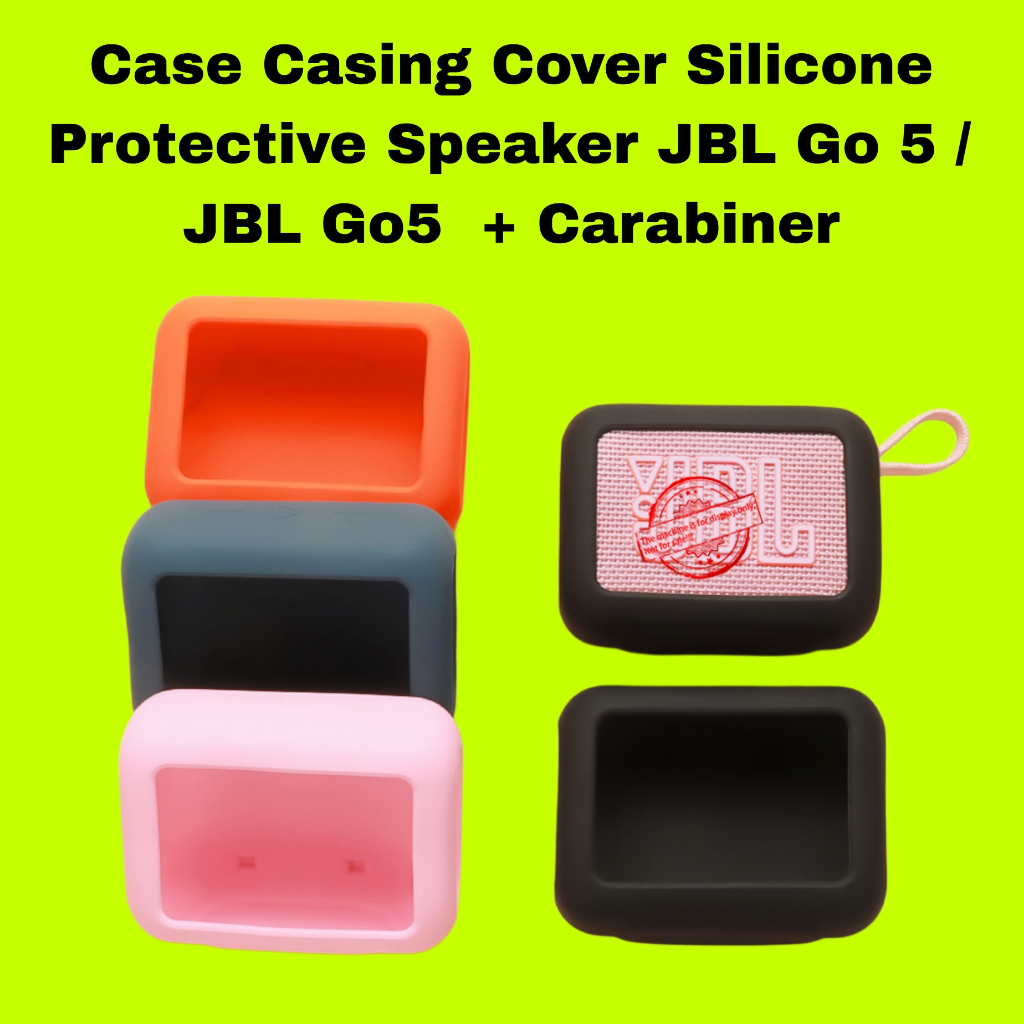 Case Casing Cover Silicone Protective Speaker JBL Go 5 / JBL Go5 + Carabiner